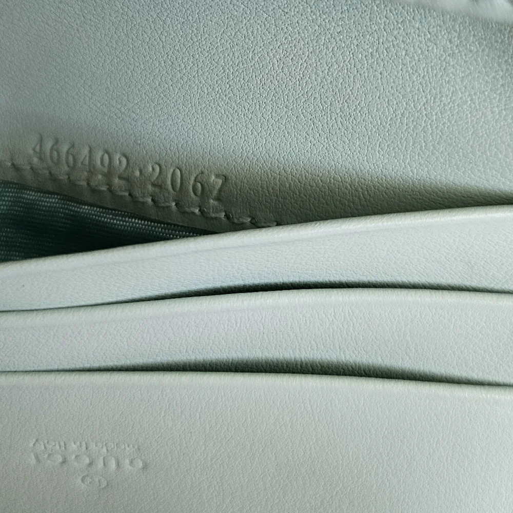 Gucci Multicolor Pastel GG Marmont Compact Wallet